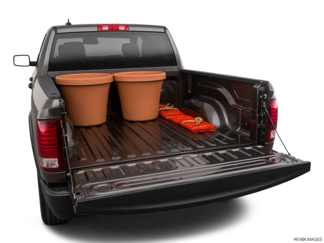 2021 ram 1500-classic cargo area with stuff