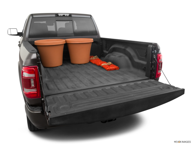 2021 ram 2500 cargo area with stuff