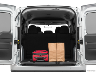 2021 ram promaster-city cargo area with stuff