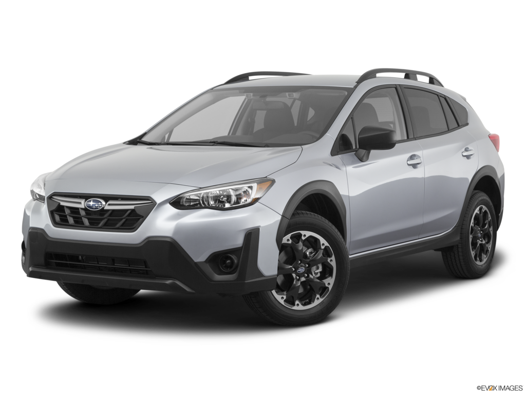 2021 subaru crosstrek angled front