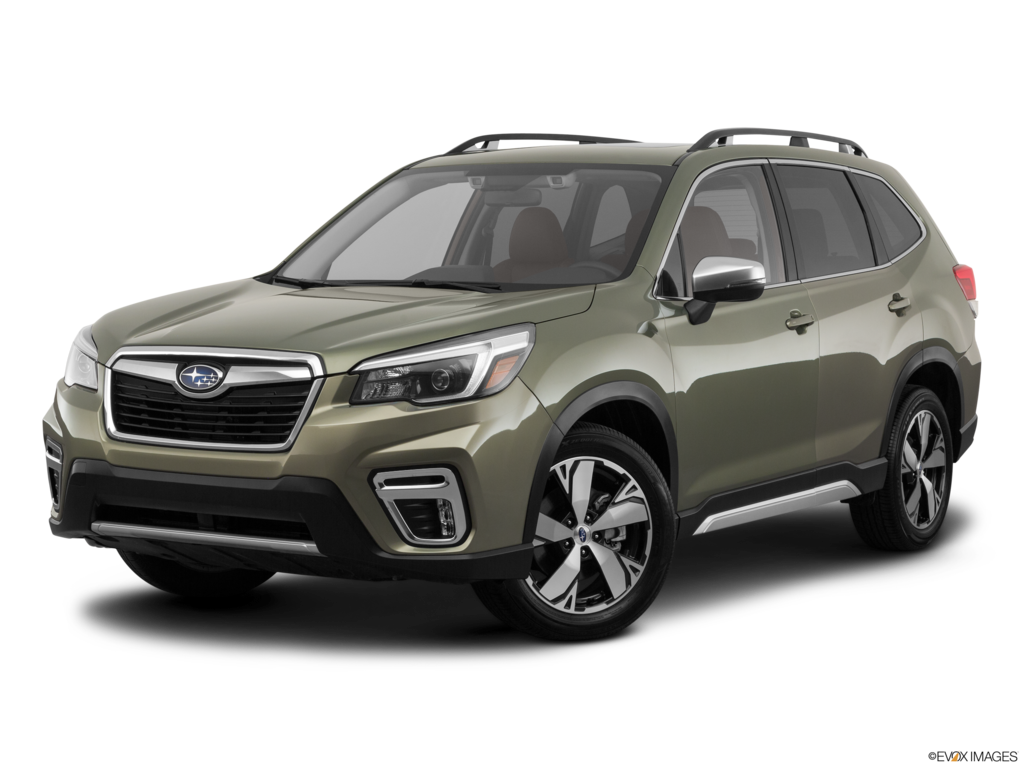 2021 subaru forester angled front