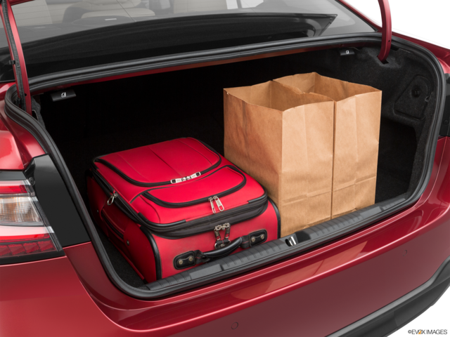 2021 subaru legacy cargo area with stuff