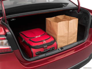 2021 subaru legacy cargo area with stuff