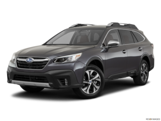 2021 subaru outback angled front