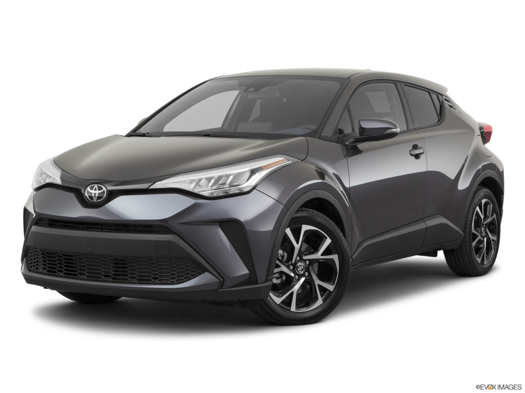 2021 toyota c-hr angled front