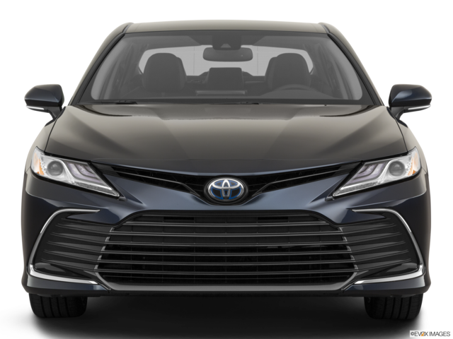 2021 toyota camry-hybrid front