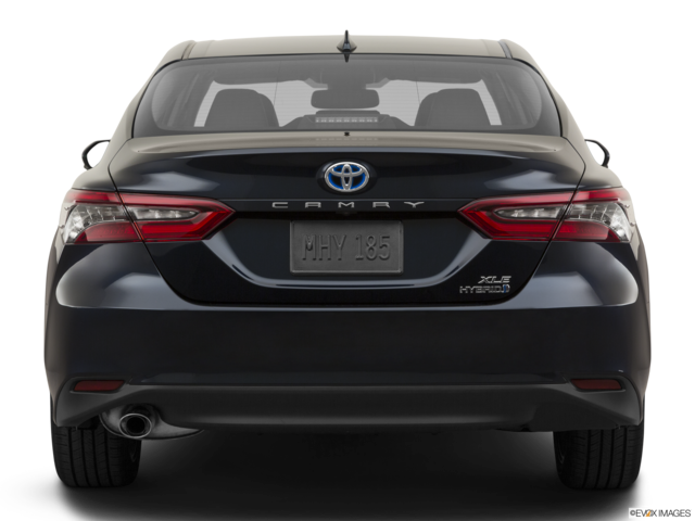 2021 toyota camry-hybrid back