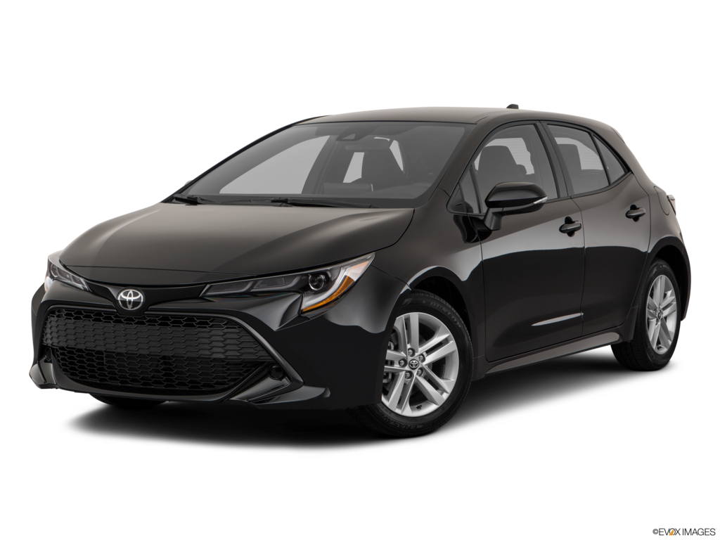 2021 toyota corolla-hatchback angled front
