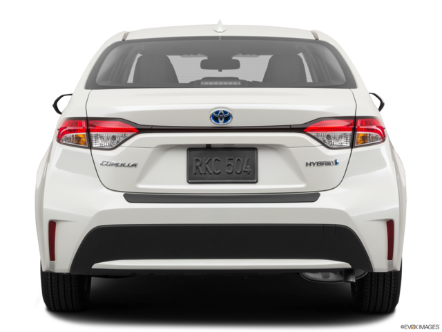 2021 toyota corolla-hybrid back
