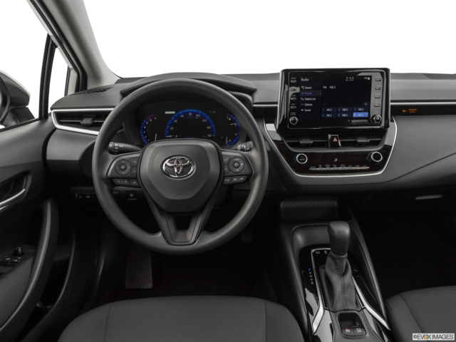 2021 toyota corolla-hybrid dashboard