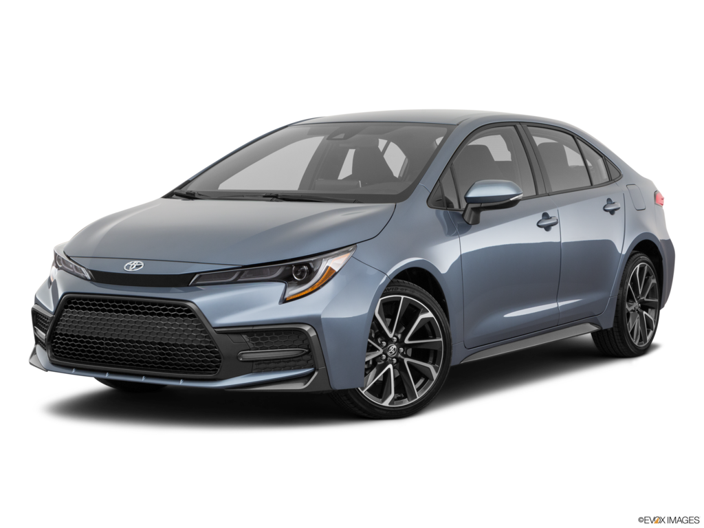 2021 toyota corolla angled front