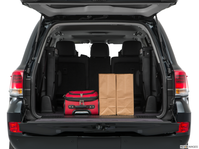 2021 toyota land-cruiser cargo area with stuff