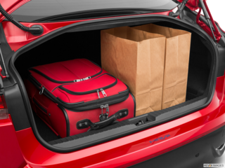 2021 toyota mirai cargo area with stuff