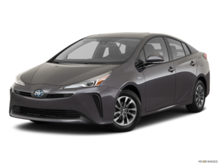 2021 toyota prius angled front