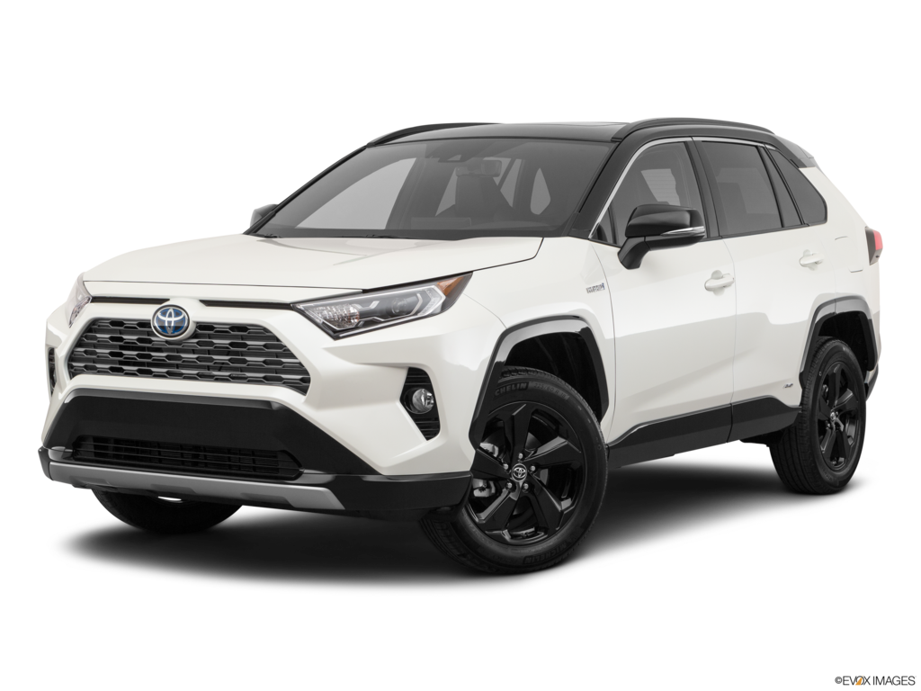 2021 toyota rav4-hybrid angled front