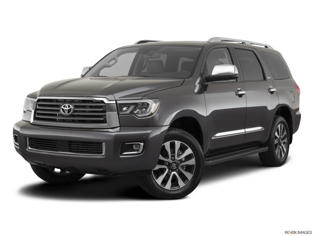 2021 toyota sequoia angled front