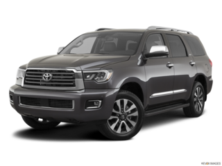 2021 toyota sequoia angled front