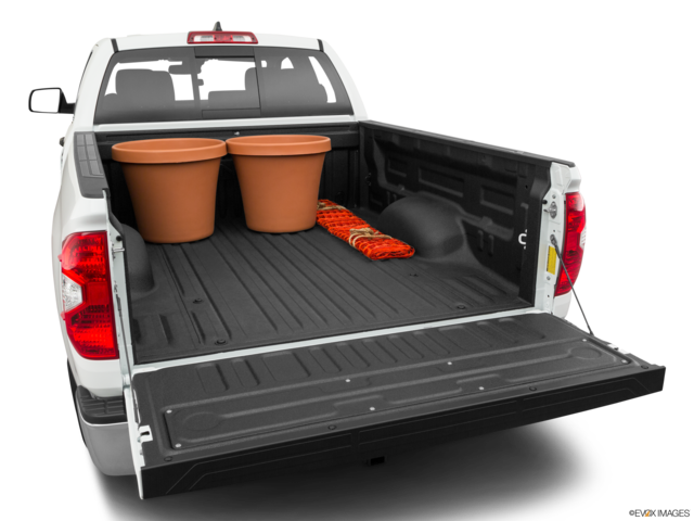 2021 toyota tundra cargo area with stuff