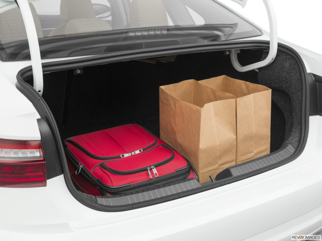 2021 volkswagen jetta cargo area with stuff