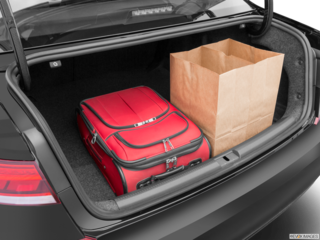 2021 volkswagen passat cargo area with stuff