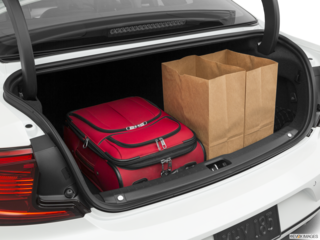 2021 volvo s90 cargo area with stuff