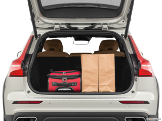 2021 volvo v60-cross-country cargo area with stuff