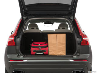 2021 volvo xc60 cargo area with stuff