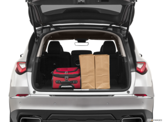 2022 acura mdx cargo area with stuff