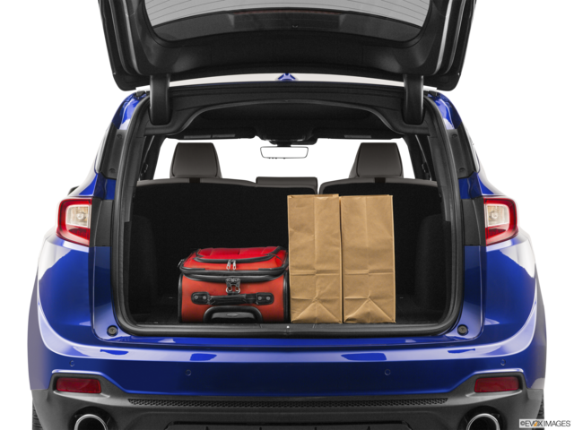 2022 acura rdx cargo area with stuff