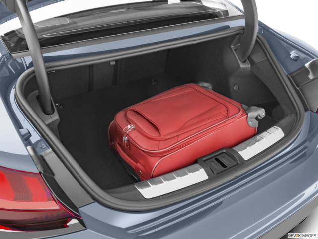 2022 audi e-tron-gt cargo area with stuff