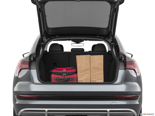 2022 audi e-tron-sportback cargo area with stuff