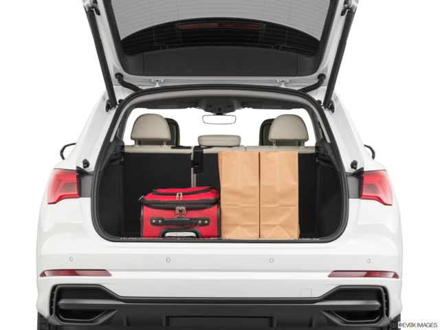 2022 audi q3 cargo area with stuff