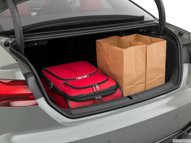 2022 audi s5 cargo area with stuff