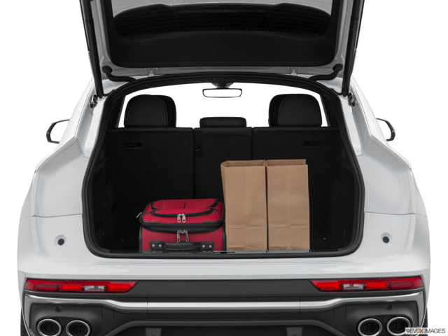 2022 audi sq5-sportback cargo area with stuff