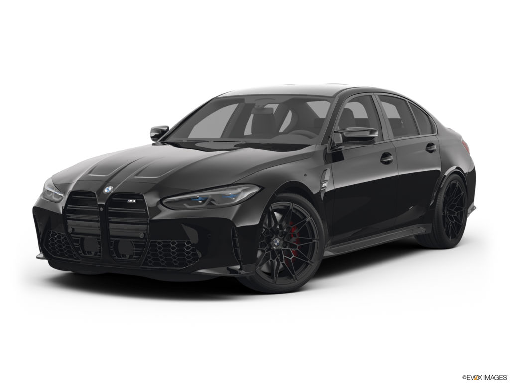 2022 bmw m3 angled front