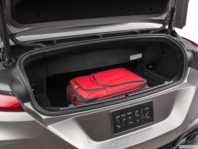 2022 bmw m8 cargo area with stuff
