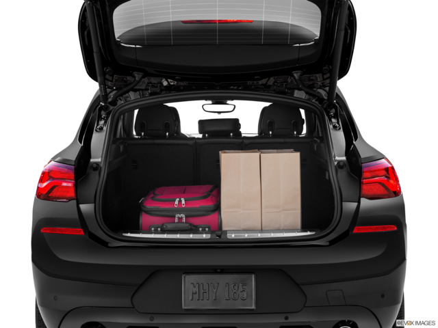 2022 bmw x2 cargo area with stuff
