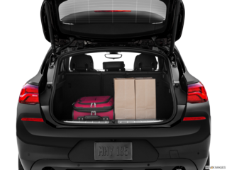 2022 bmw x2 cargo area with stuff