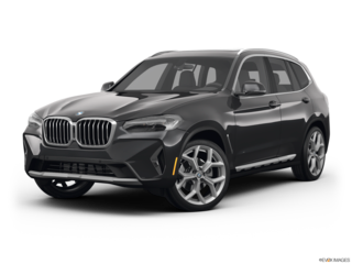 2022 bmw x3 angled front