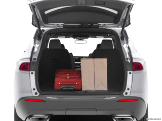 2022 buick enclave cargo area with stuff