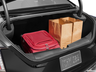 2022 cadillac ct4-v cargo area with stuff