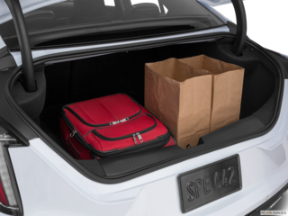 2022 cadillac ct4 cargo area with stuff