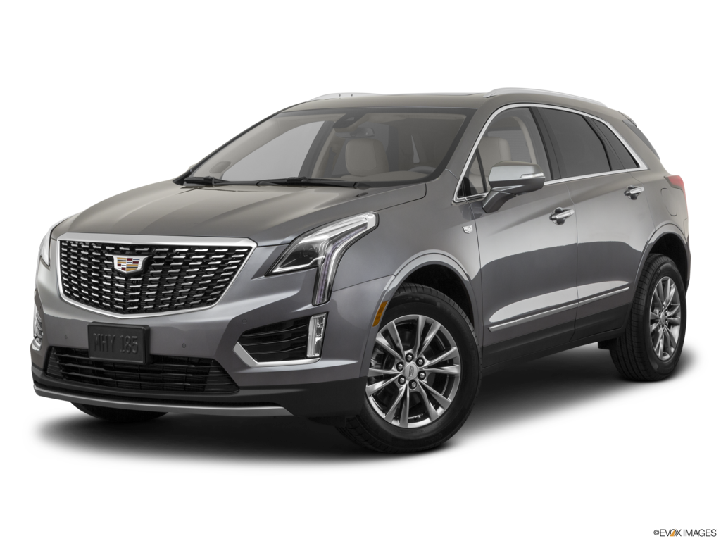 2022 cadillac xt5 angled front