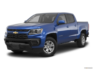 2022 chevrolet colorado angled front