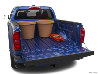 2022 chevrolet colorado cargo area with stuff