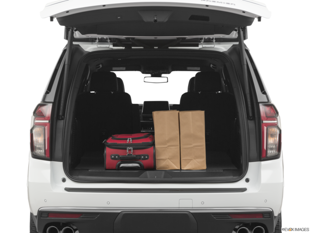 2022 chevrolet tahoe cargo area with stuff
