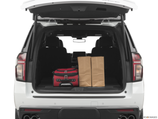 2022 chevrolet tahoe cargo area with stuff