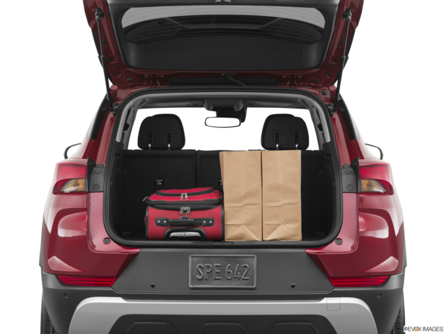 2022 chevrolet trailblazer cargo area with stuff