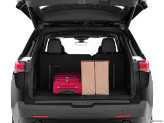 2022 chevrolet traverse cargo area with stuff