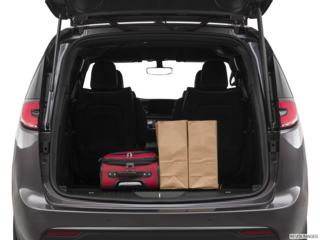 2022 chrysler pacifica-hybrid cargo area with stuff